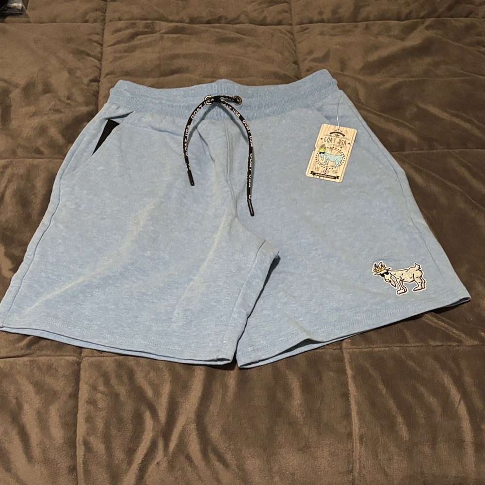 NWT Light Blue Men's GOAT USA Shorts